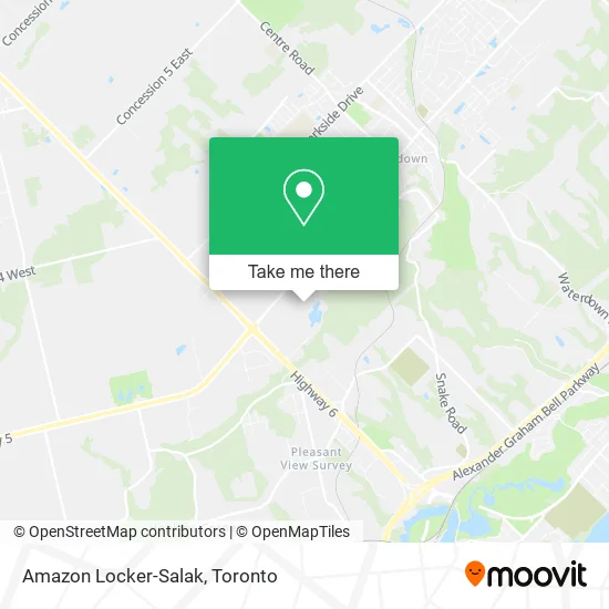 Amazon Locker-Salak map