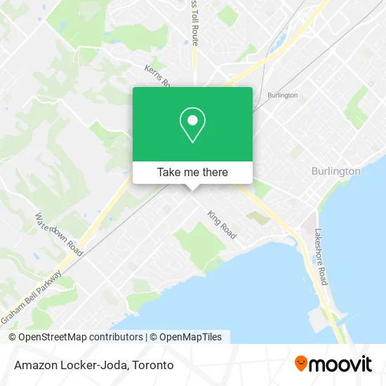 Amazon Locker-Joda map