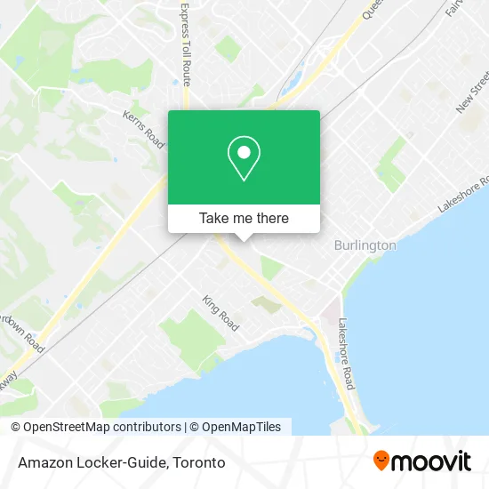Amazon Locker-Guide map