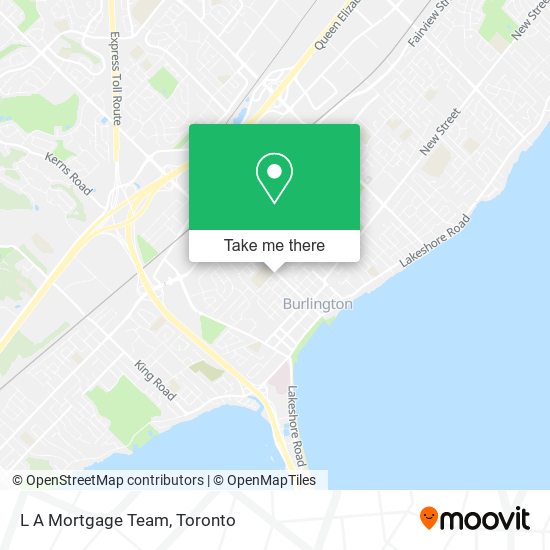 L A Mortgage Team map