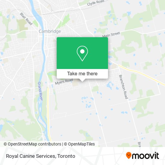 Royal Canine Services map