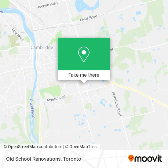 Old School Renovations map