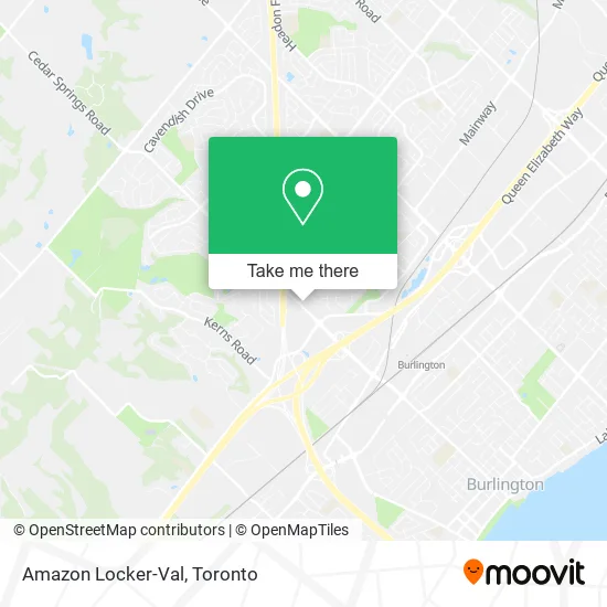 Amazon Locker-Val map