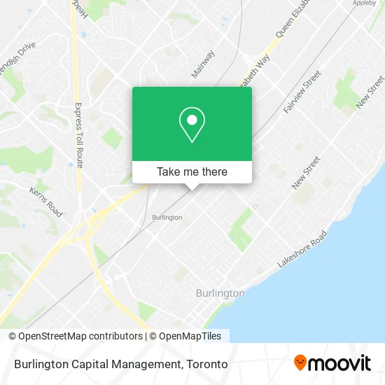 Burlington Capital Management map
