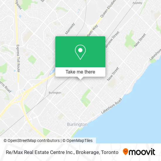 Re / Max Real Estate Centre Inc., Brokerage map