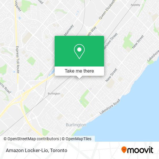 Amazon Locker-Lio map