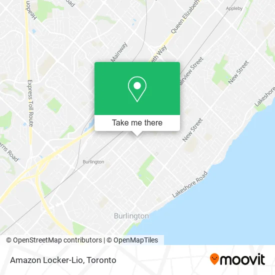 Amazon Locker-Lio map
