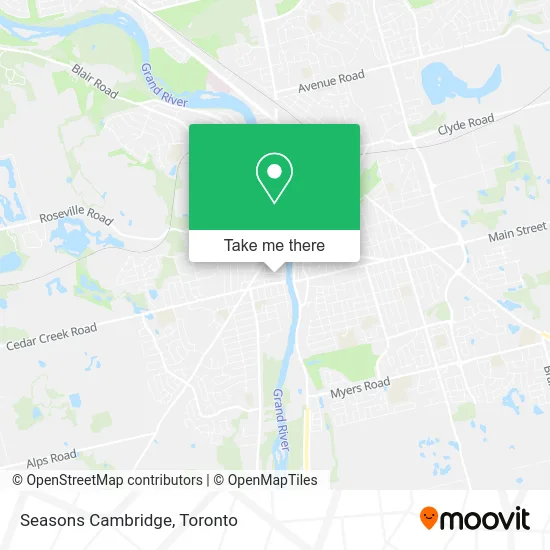 Seasons Cambridge map