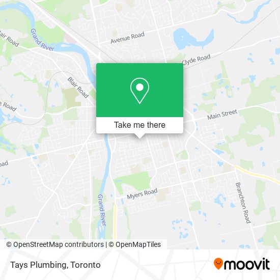 Tays Plumbing map