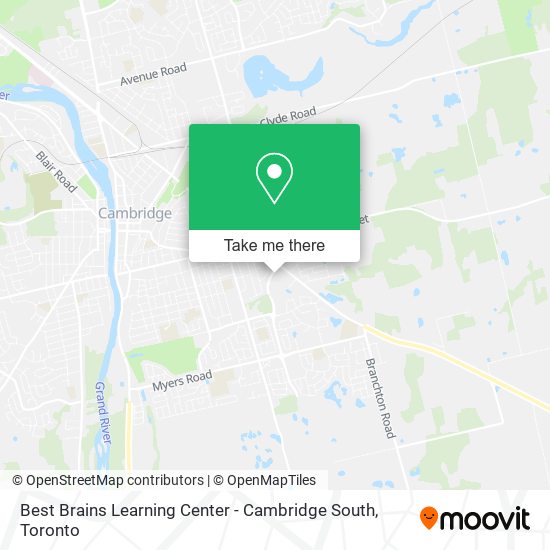 Best Brains Learning Center - Cambridge South map