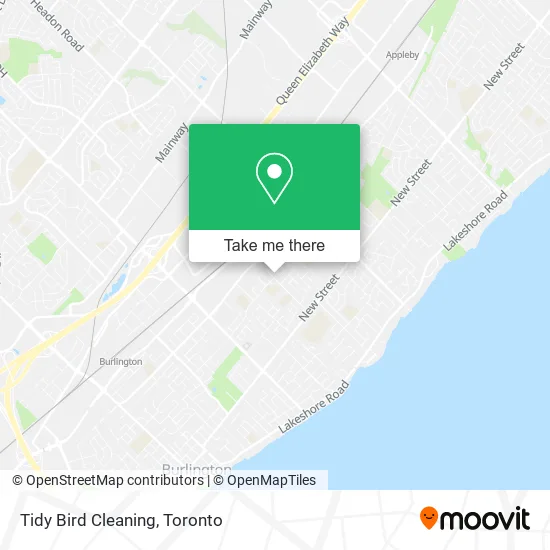 Tidy Bird Cleaning map