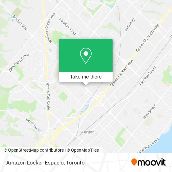 Amazon Locker-Espacio map