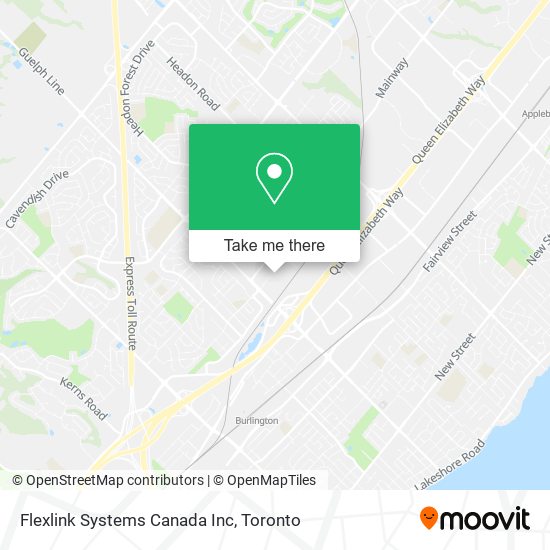 Flexlink Systems Canada Inc map