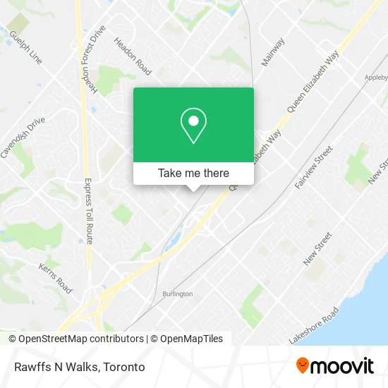 Rawffs N Walks map