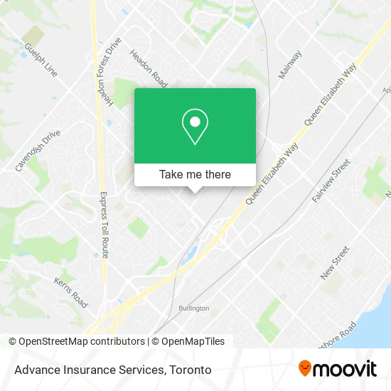 Advance Insurance Services map