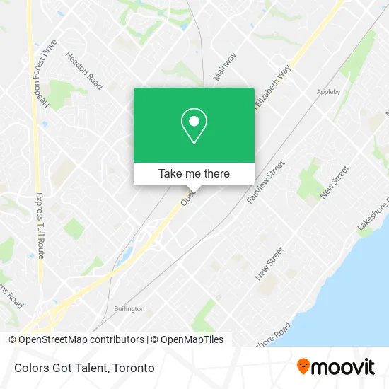 Colors Got Talent map