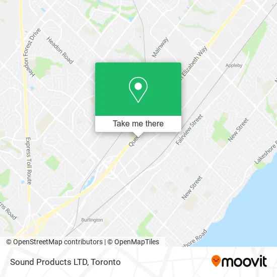 Sound Products LTD map