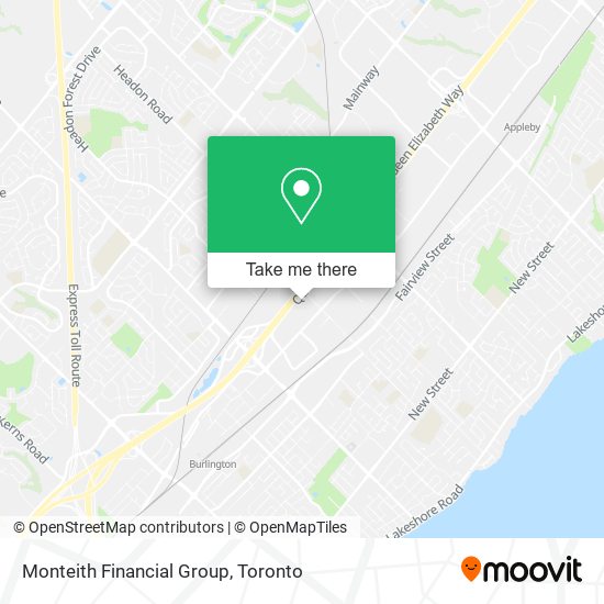 Monteith Financial Group map
