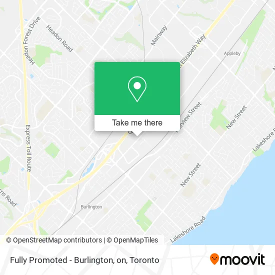 Fully Promoted - Burlington, on map