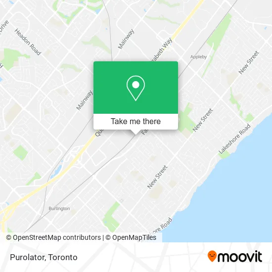 Purolator map