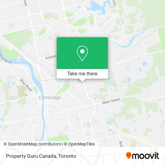 Property Guru Canada map
