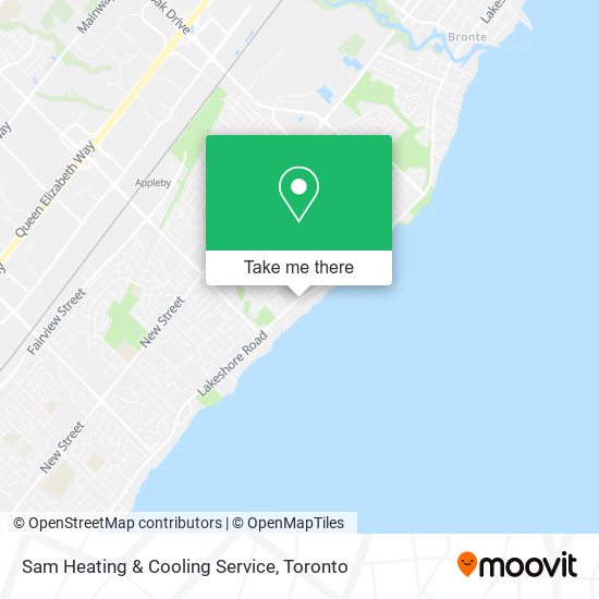 Sam Heating & Cooling Service map