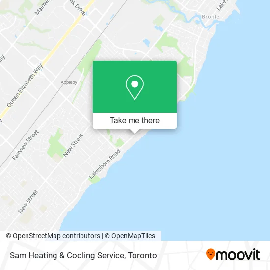 Sam Heating & Cooling Service map