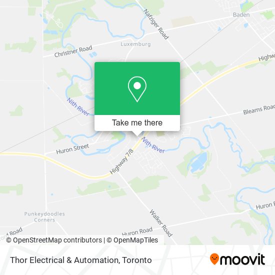 Thor Electrical & Automation map