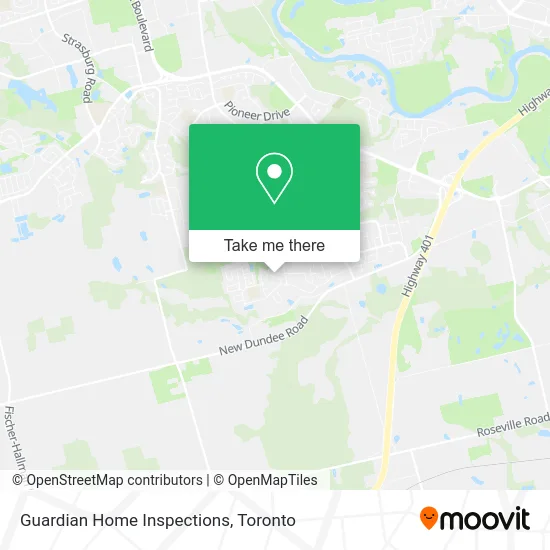 Guardian Home Inspections map