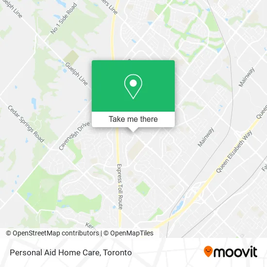 Personal Aid Home Care map