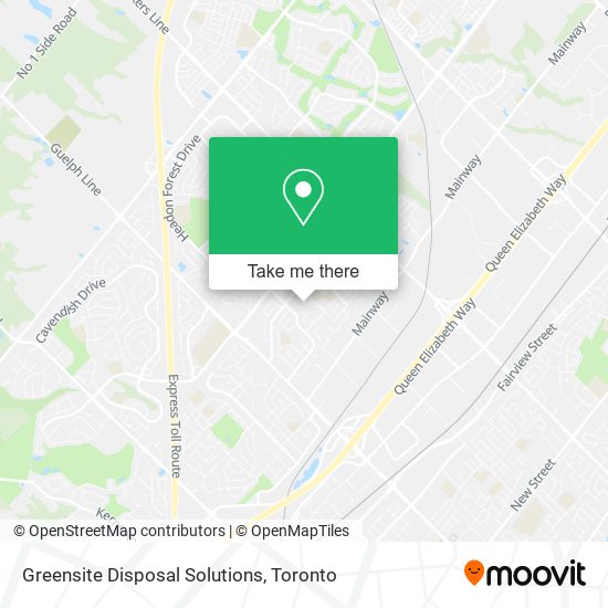 Greensite Disposal Solutions map