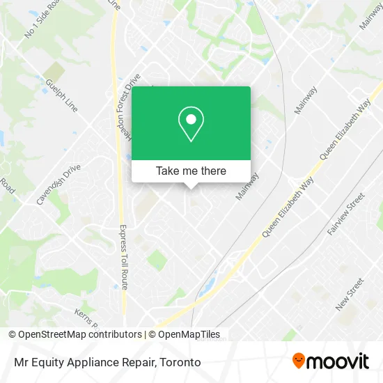 Mr Equity Appliance Repair map
