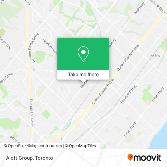 Aloft Group map