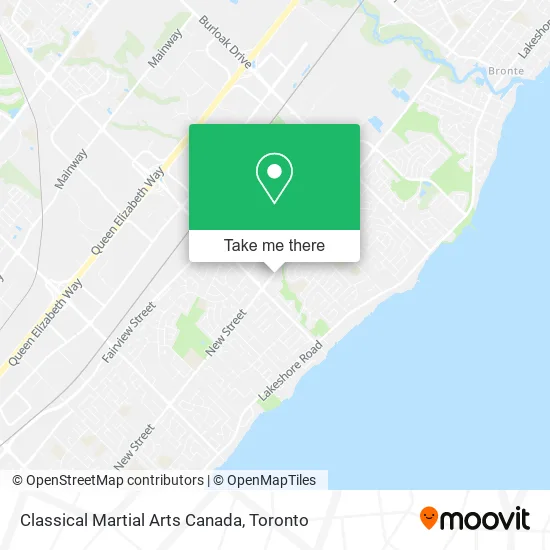 Classical Martial Arts Canada map