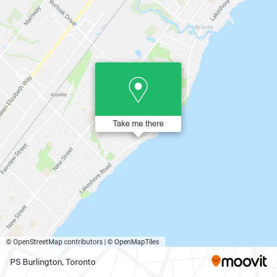 PS Burlington map