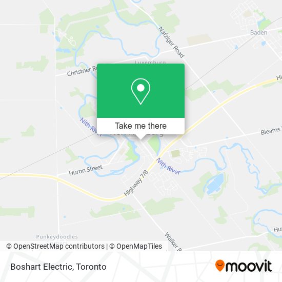 Boshart Electric map