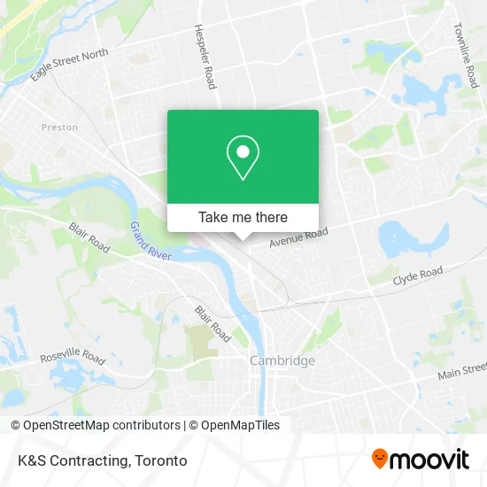 K&S Contracting map