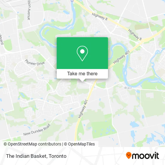 The Indian Basket map