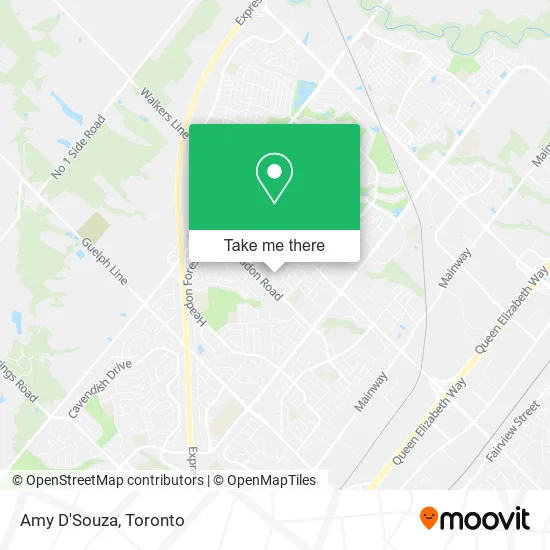 Amy D'Souza map