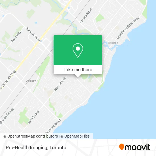 Pro-Health Imaging map