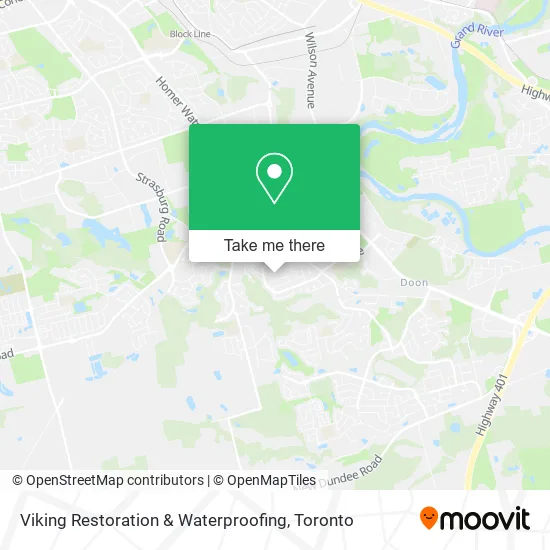 Viking Restoration & Waterproofing map