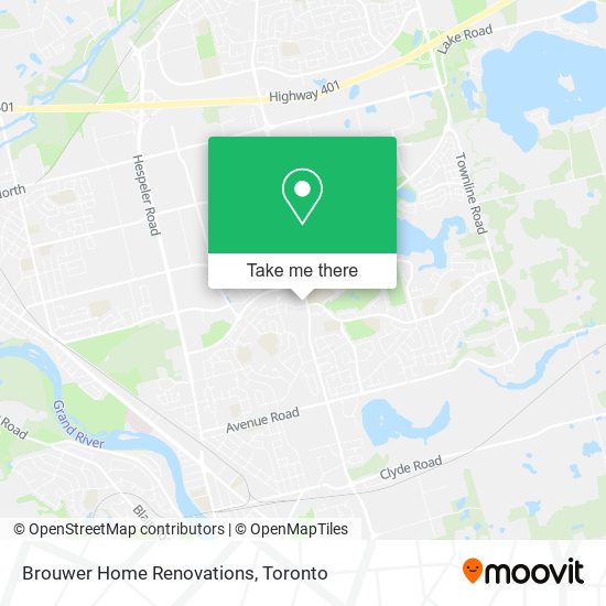 Brouwer Home Renovations map
