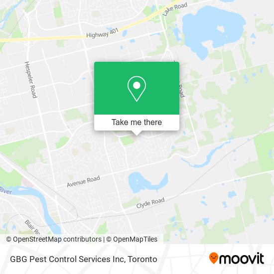 GBG Pest Control Services Inc map