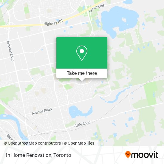 In Home Renovation map