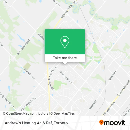 Andrew's Heating Ac & Ref map