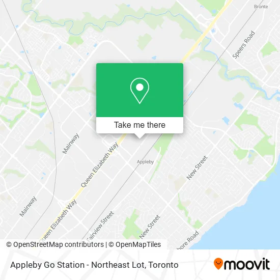 Appleby Go Station - Northeast Lot map