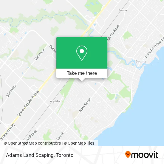 Adams Land Scaping map