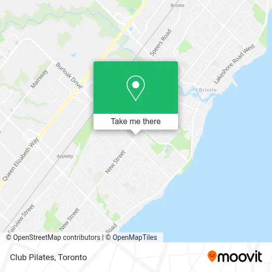 Club Pilates map