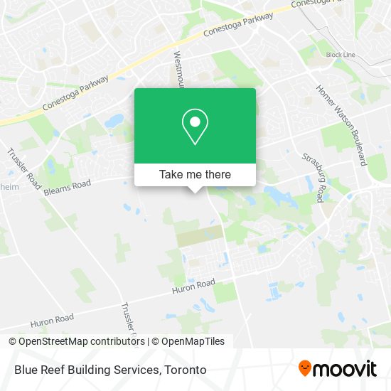 Blue Reef Building Services map