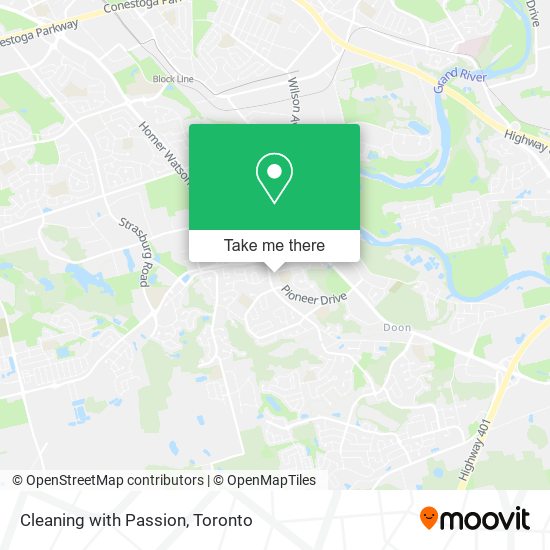 Cleaning with Passion map